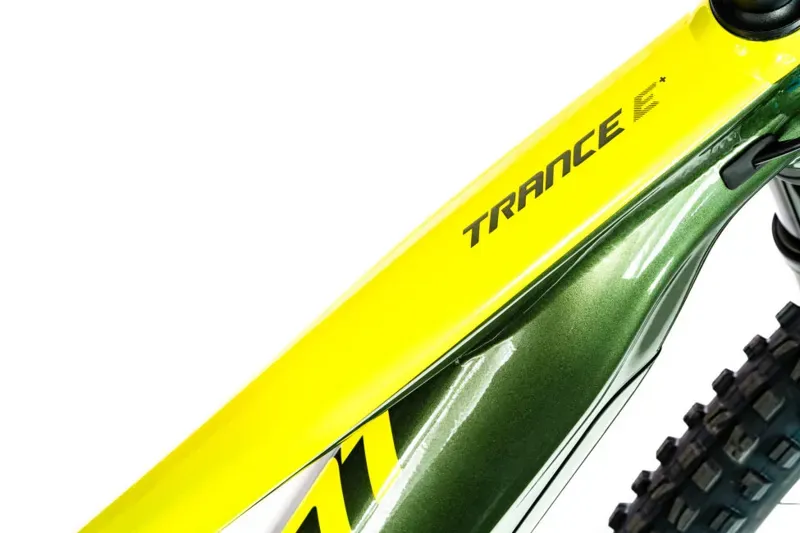 2020 Giant Trance E+ 1 Pro Electric FS Mountain Bike in Green-1