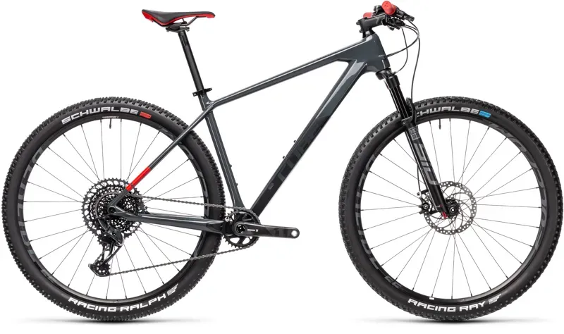 2021 Cube Reaction C:62 SL Mountain Bike in Grey