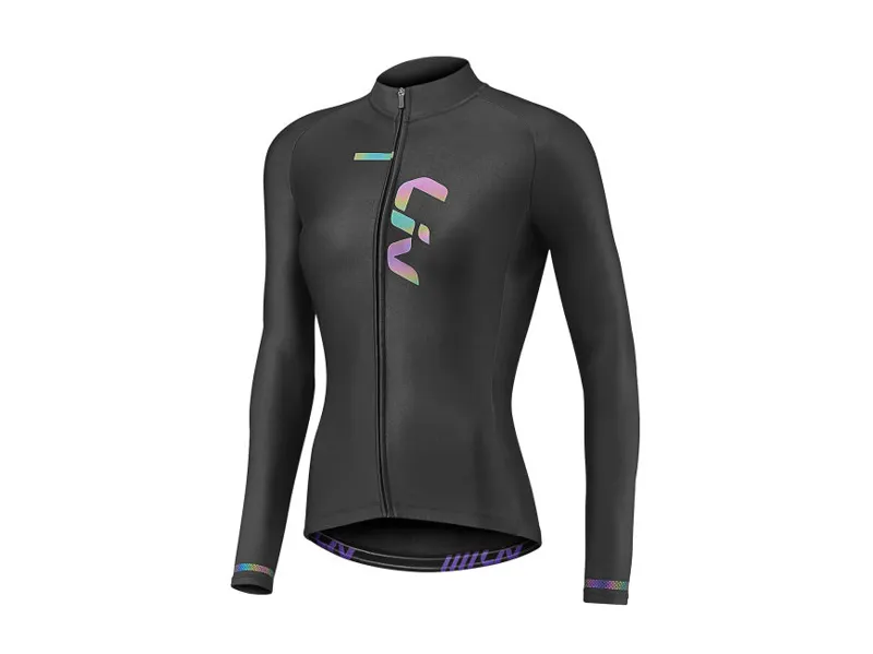 Liv Race Day Long Sleeved Large Womens Jersey in Black
