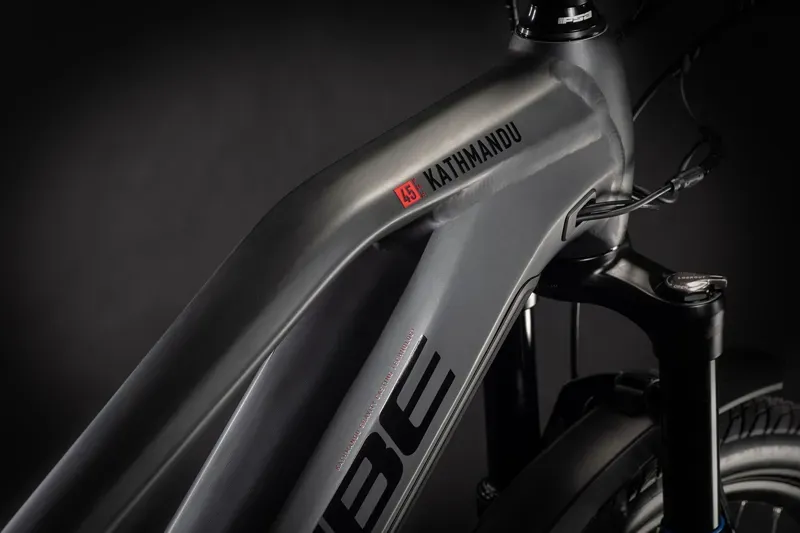 2021 Cube Kathmandu Hybrid 45 625 Electric Hybrid Bike in Grey-4