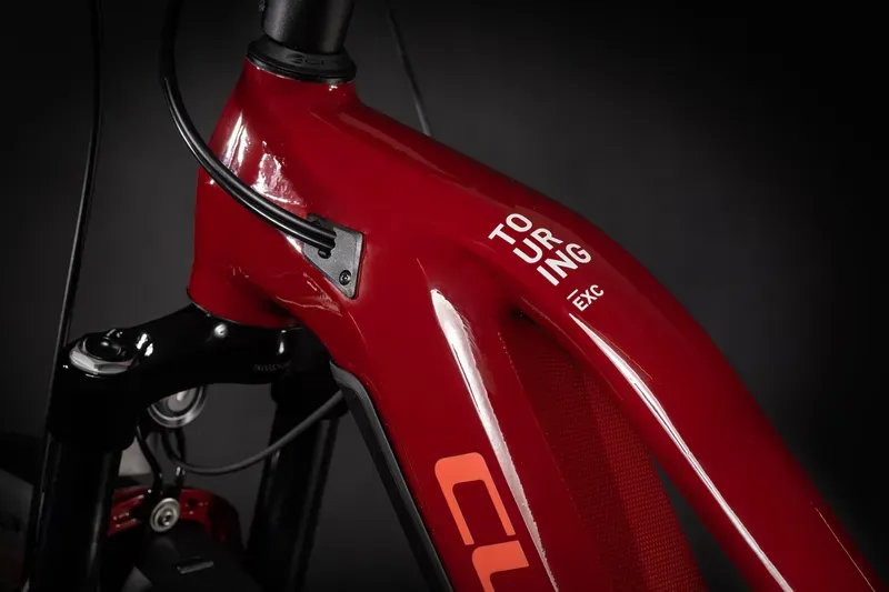 2021 Cube Touring Hybrid EXC 500 eBike in Red-4