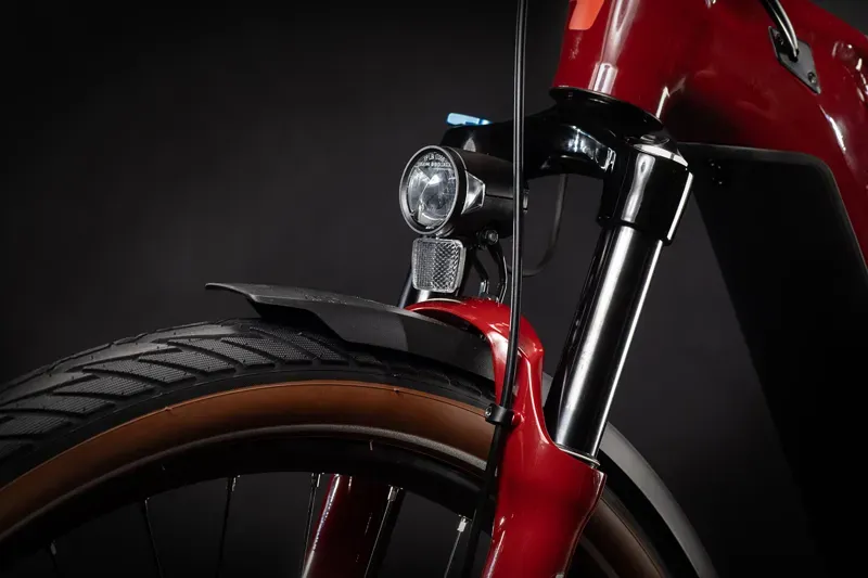 2021 Cube Touring Hybrid EXC 500 eBike in Red-2